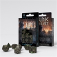 Runic Bottle-green & gold Dice Set (7)